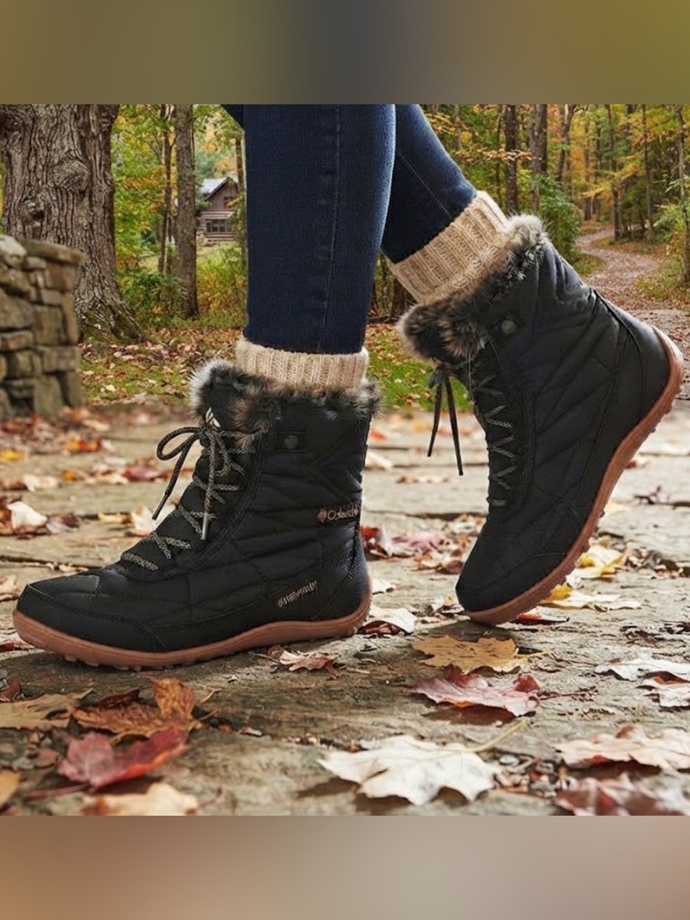 Columbia Minx Shorty III Wide Winter Boots Black US 9 NWT